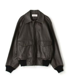 TOMORROWLAND / トゥモローランド ダッフルコート | クラッシュレザー A-2ジャケット