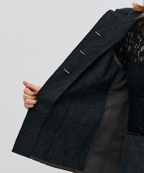 TOMORROWLAND / トゥモローランド ベスト | ヘリンボーンツイード カットオフコンビベスト | 詳細6