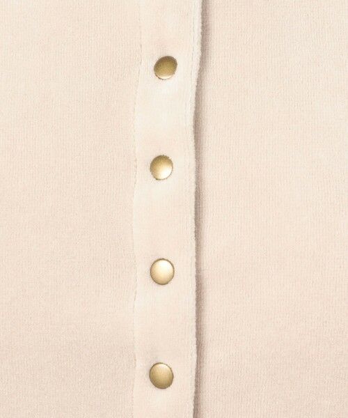 TOMORROWLAND / トゥモローランド カーディガン・ボレロ | ヘビーベロア ショートカーディガン | 詳細10