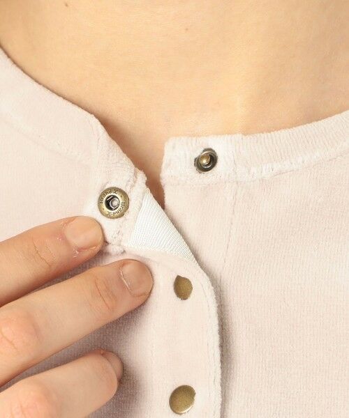 TOMORROWLAND / トゥモローランド カーディガン・ボレロ | ヘビーベロア ショートカーディガン | 詳細7