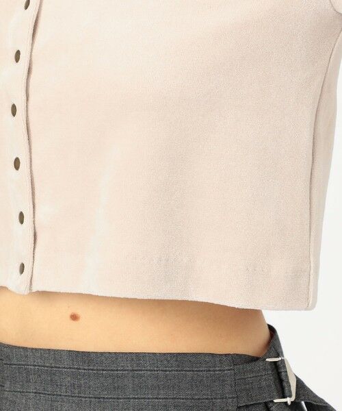 TOMORROWLAND / トゥモローランド カーディガン・ボレロ | ヘビーベロア ショートカーディガン | 詳細9