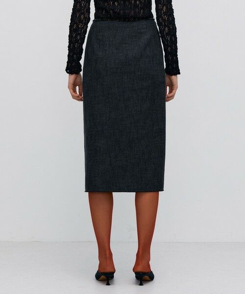 TOMORROWLAND / トゥモローランド ミニ・ひざ丈スカート | ヘリンボーンツイード タイトスカート | 詳細5