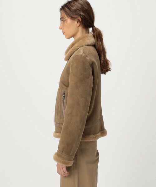 TOMORROWLAND / トゥモローランド レザーブルゾン・ジャケット | ラムレザー ムートンジャケット | 詳細3