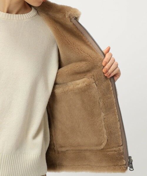 TOMORROWLAND / トゥモローランド レザーブルゾン・ジャケット | ラムレザー ムートンジャケット | 詳細5