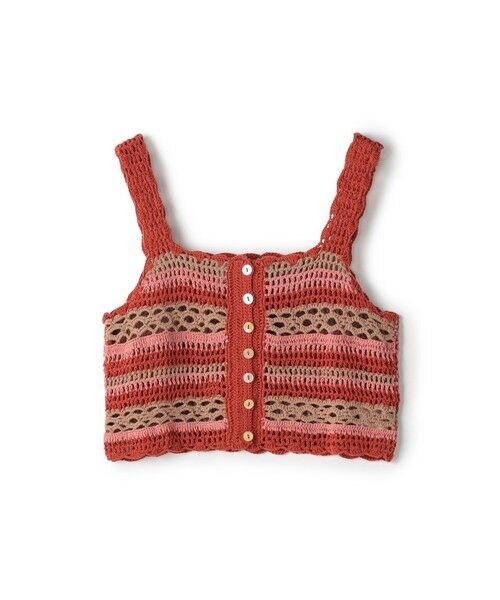 TOMORROWLAND/トゥモローランド All That Remains ニット ベスト 32 ピンク系 L