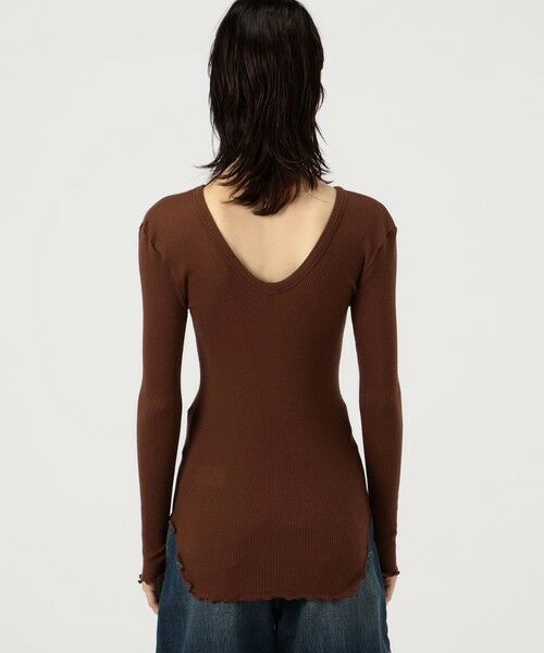 TOMORROWLAND / トゥモローランド カットソー | HAKUJI ウールリブ プルオーバー | 詳細4