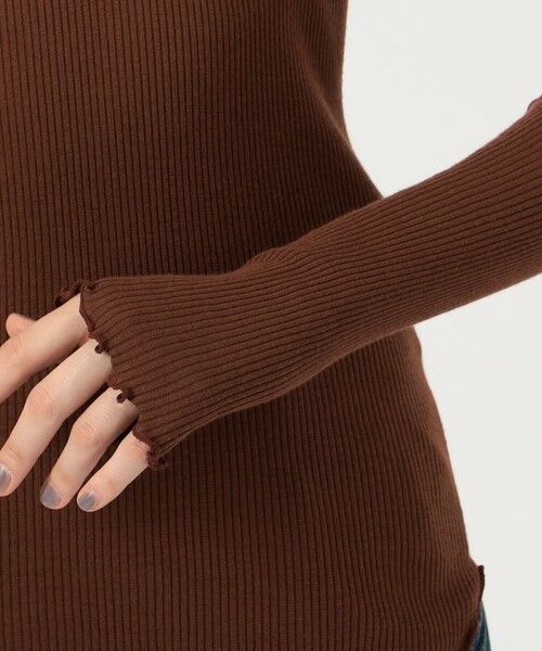 TOMORROWLAND / トゥモローランド カットソー | HAKUJI ウールリブ プルオーバー | 詳細7