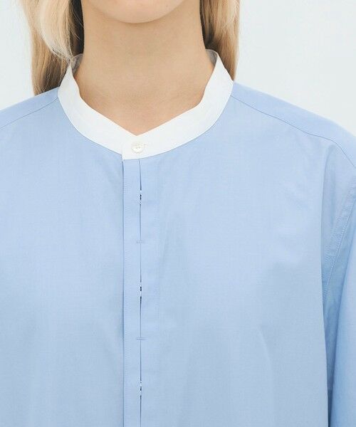 TOMORROWLAND / トゥモローランド シャツ・ブラウス | シャトルポプリン クレリックシャツ | 詳細5