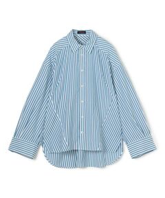 TOMORROWLAND / トゥモローランド シャツ・ブラウス | コットン ロンドンストライプドロップショルダーシャツ