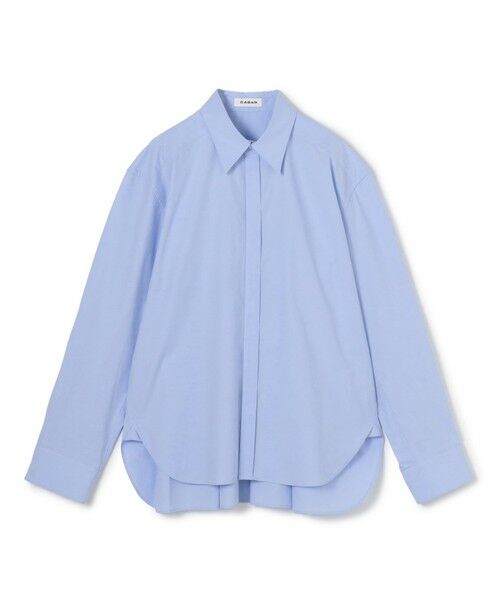 TOMORROWLAND / トゥモローランド シャツ・ブラウス | コットンハイカウントタイプライター バックタックシャツ(63 ライトブルー)