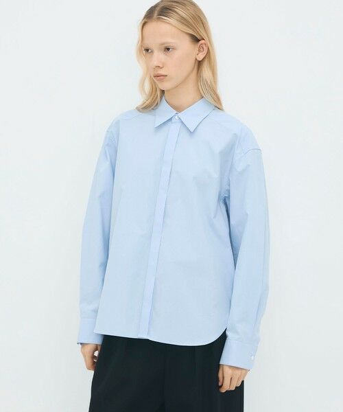 TOMORROWLAND / トゥモローランド シャツ・ブラウス | コットンハイカウントタイプライター バックタックシャツ | 詳細2