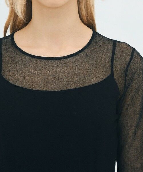 TOMORROWLAND / トゥモローランド ニット・セーター | コットンナイロンストレッチ シアークルーネックプルオーバー | 詳細5
