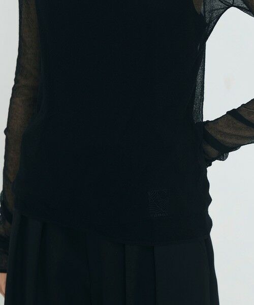 TOMORROWLAND / トゥモローランド ニット・セーター | コットンナイロンストレッチ シアークルーネックプルオーバー | 詳細7