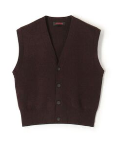 TOMORROWLAND / トゥモローランド ベスト | コットンカシミヤ Vネックドロップショルダーベスト