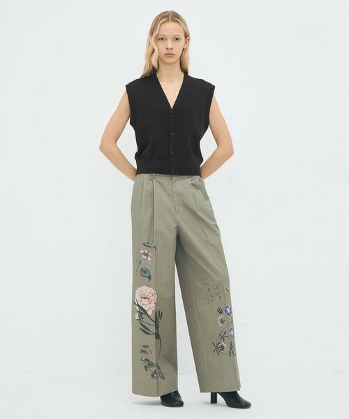 TOMORROWLAND / トゥモローランド ベスト | コットンカシミヤ Vネックドロップショルダーベスト | 詳細9