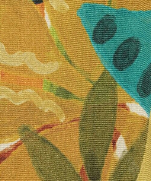 TOMORROWLAND / トゥモローランド ミニ・ひざ丈スカート | ポリエステル リーフプリントフレアスカート | 詳細10