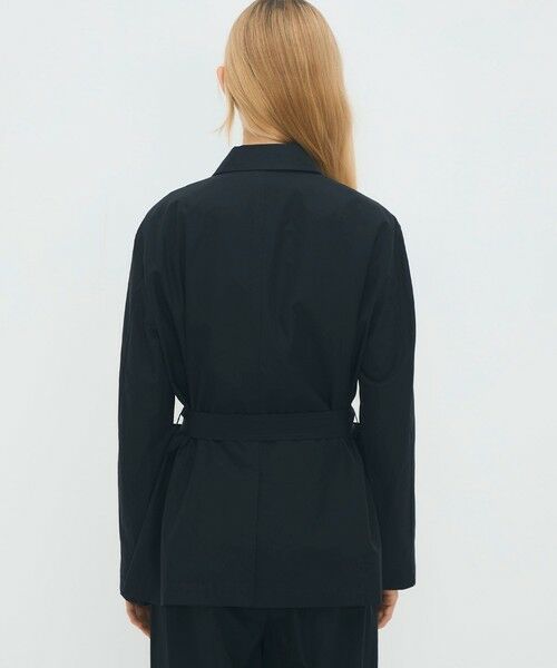 TOMORROWLAND / トゥモローランド テーラードジャケット | コットンシャンブレー ベルテッドダブルブレストジャケット | 詳細4