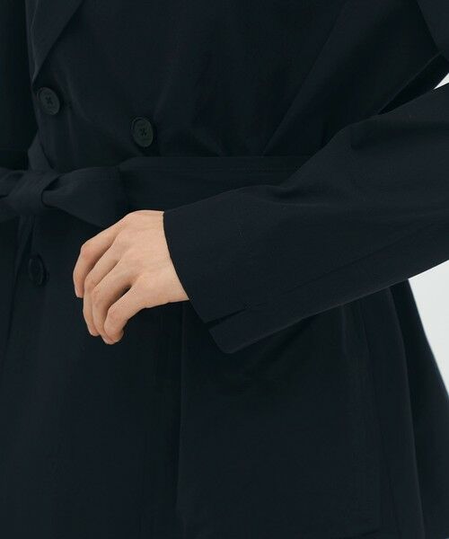 TOMORROWLAND / トゥモローランド テーラードジャケット | コットンシャンブレー ベルテッドダブルブレストジャケット | 詳細7