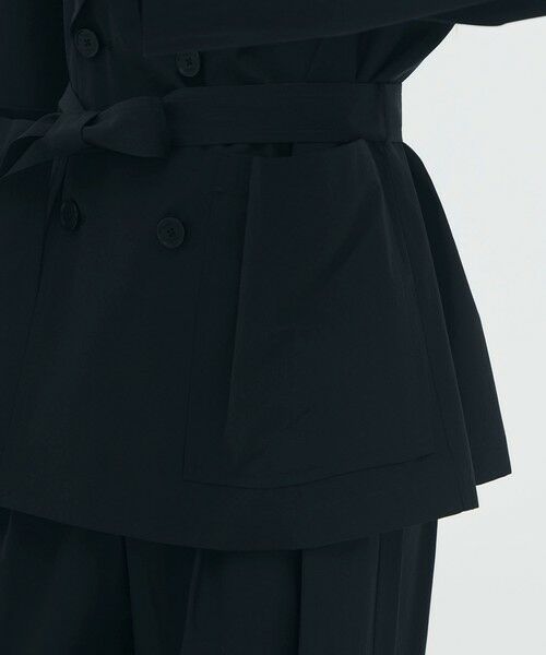 TOMORROWLAND / トゥモローランド テーラードジャケット | コットンシャンブレー ベルテッドダブルブレストジャケット | 詳細9