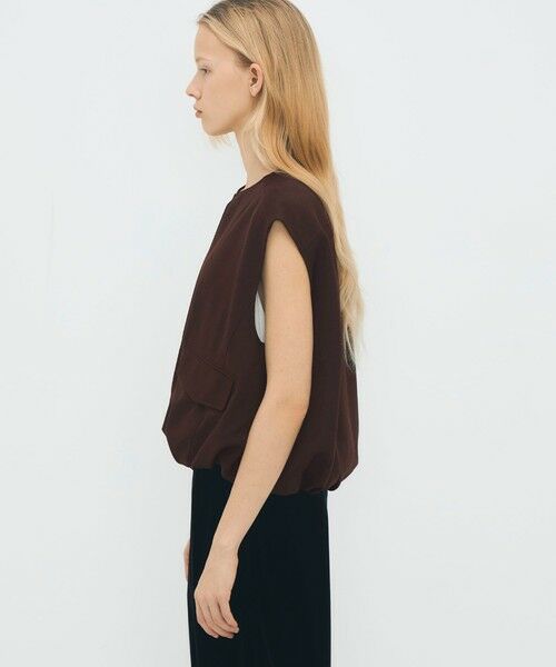 TOMORROWLAND / トゥモローランド ベスト | ウールギャバジン バルーンジレ | 詳細3