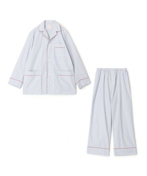 TOMORROWLAND / トゥモローランド ルームウェア | コットンブロードストライプ パジャマ(メンズ)(66 ブルー系)