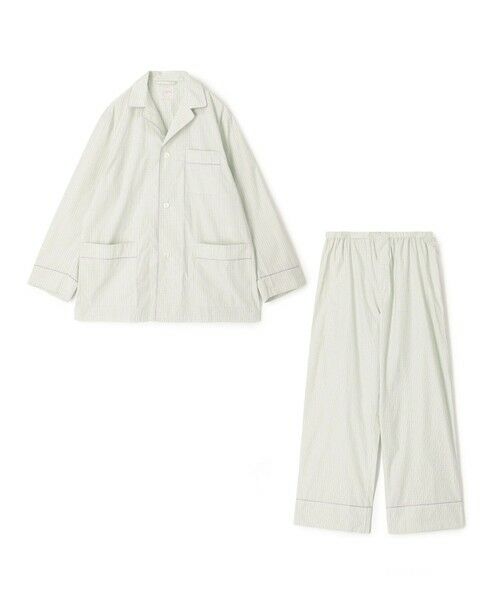 TOMORROWLAND / トゥモローランド ルームウェア | コットンブロード チェック パジャマ(メンズ)(54 グリーン系)