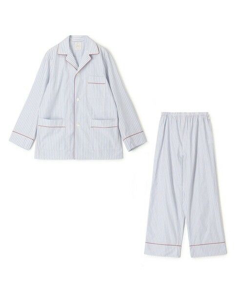 TOMORROWLAND / トゥモローランド ルームウェア | コットンブロードストライプ パジャマ(ウィメンズ)(66 ブルー系)