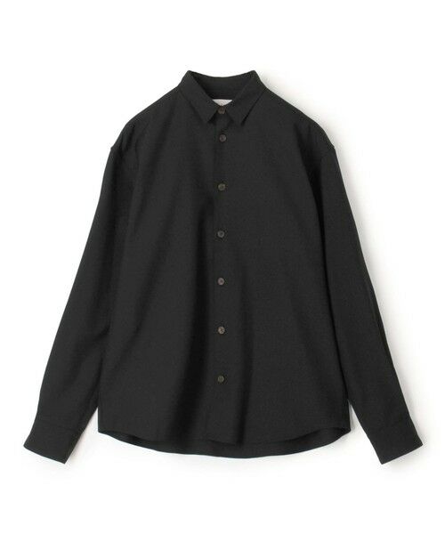 TOMORROWLAND/トゥモローランド ウールドスキン CPOシャツ 19 ブラック M