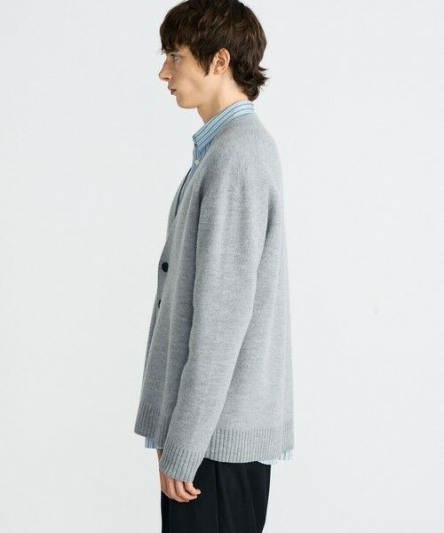 TOMORROWLAND / トゥモローランド カーディガン・ボレロ | スラブ縮絨 Vネックカーディガン | 詳細3