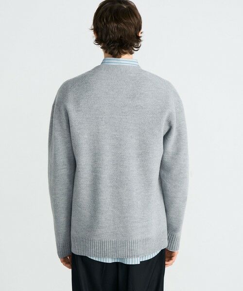 TOMORROWLAND / トゥモローランド カーディガン・ボレロ | スラブ縮絨 Vネックカーディガン | 詳細4