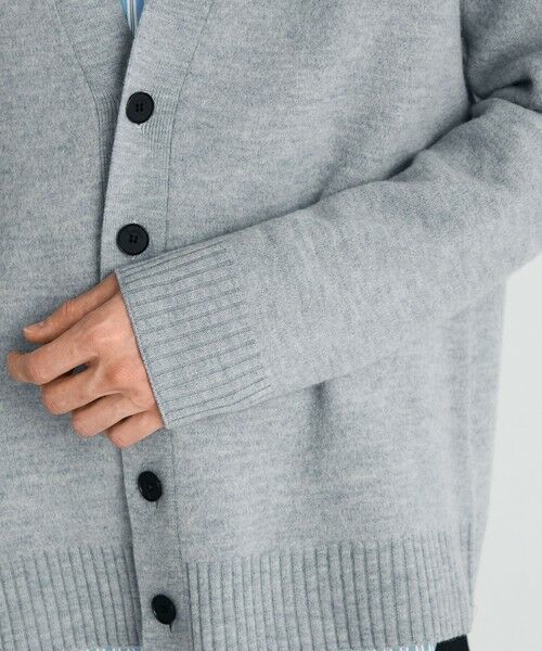 TOMORROWLAND / トゥモローランド カーディガン・ボレロ | スラブ縮絨 Vネックカーディガン | 詳細6