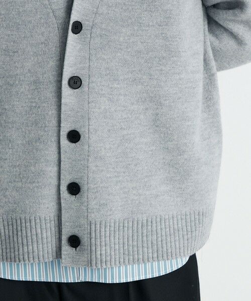 TOMORROWLAND / トゥモローランド カーディガン・ボレロ | スラブ縮絨 Vネックカーディガン | 詳細7