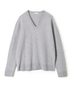 TOMORROWLAND / トゥモローランド ニット・セーター | スラブ縮絨 Vネックプルオーバー
