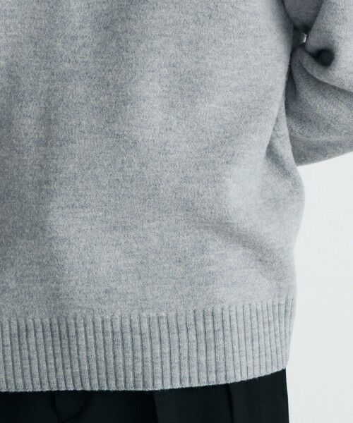 TOMORROWLAND / トゥモローランド ニット・セーター | スラブ縮絨 Vネックプルオーバー | 詳細7