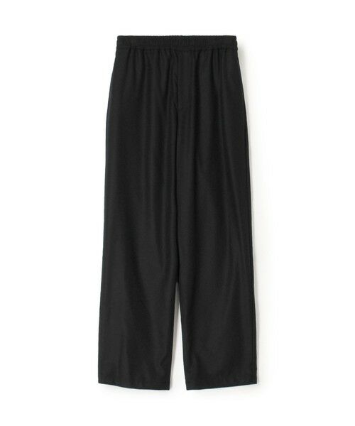 TOMORROWLAND/トゥモローランド Super120's カレッジフラノ イージーパンツ 19 ブラック M TOMORROWLAND/トゥモローランド Super120's カレッジフラノ イージーパンツ 19 ブラック M