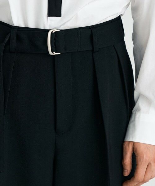 TOMORROWLAND / トゥモローランド その他パンツ | ウールビンテージサテン ベルトパンツ | 詳細5