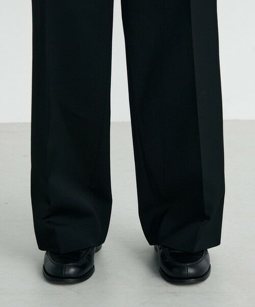 TOMORROWLAND / トゥモローランド その他パンツ | ウールビンテージサテン ベルトパンツ | 詳細8