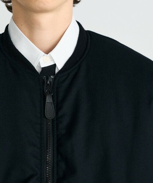 TOMORROWLAND / トゥモローランド ブルゾン | Super120's カレッジフラノ MA-1ブルゾン | 詳細7