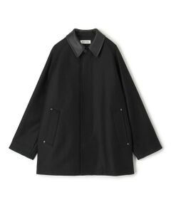 TOMORROWLAND / トゥモローランド ステンカラーコート | Super120's ライトメルトン バルカマンコート