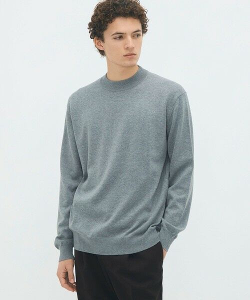 TOMORROWLAND / トゥモローランド ニット・セーター | コットンカシミヤ プレーンモックネックプルオーバー | 詳細2