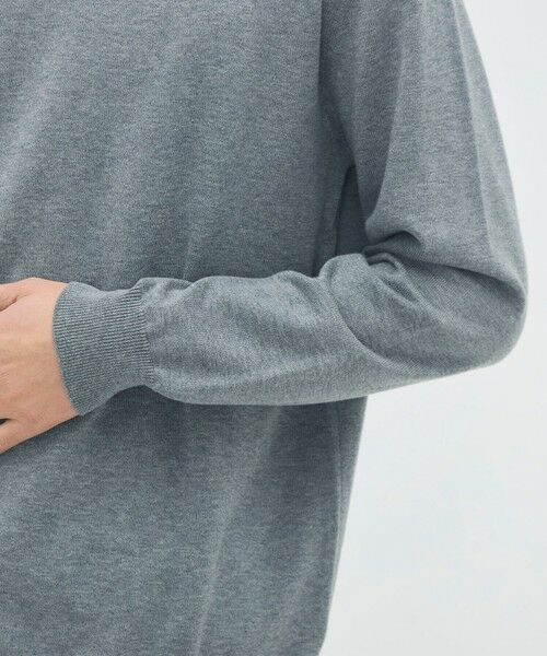 TOMORROWLAND / トゥモローランド ニット・セーター | コットンカシミヤ プレーンモックネックプルオーバー | 詳細6