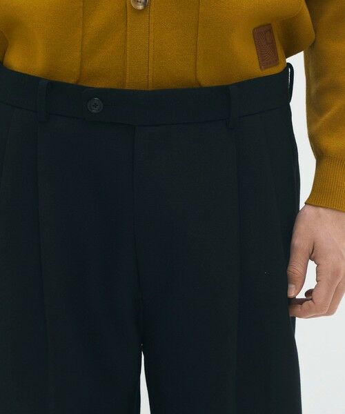 TOMORROWLAND / トゥモローランド その他パンツ | ウールダブルクロス 2タックワイドテーパードパンツ | 詳細5