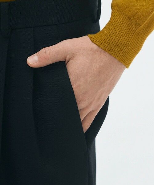 TOMORROWLAND / トゥモローランド その他パンツ | ウールダブルクロス 2タックワイドテーパードパンツ | 詳細7
