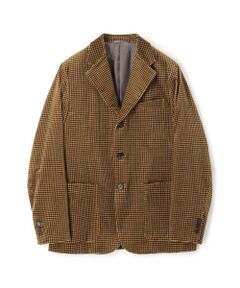 TOMORROWLAND / トゥモローランド テーラードジャケット | コットンベルベット Pixelプリント3Bジャケット