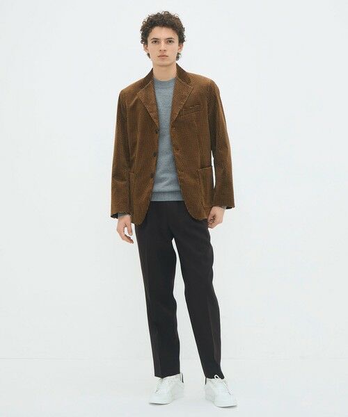 TOMORROWLAND / トゥモローランド テーラードジャケット | コットンベルベット Pixelプリント3Bジャケット | 詳細1