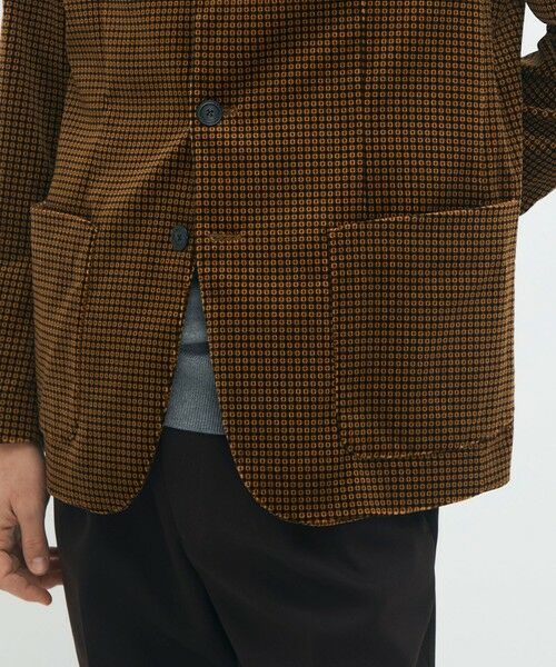 TOMORROWLAND / トゥモローランド テーラードジャケット | コットンベルベット Pixelプリント3Bジャケット | 詳細10