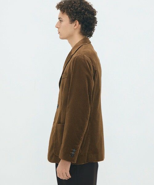 TOMORROWLAND / トゥモローランド テーラードジャケット | コットンベルベット Pixelプリント3Bジャケット | 詳細3