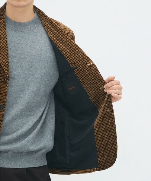 TOMORROWLAND / トゥモローランド テーラードジャケット | コットンベルベット Pixelプリント3Bジャケット | 詳細5