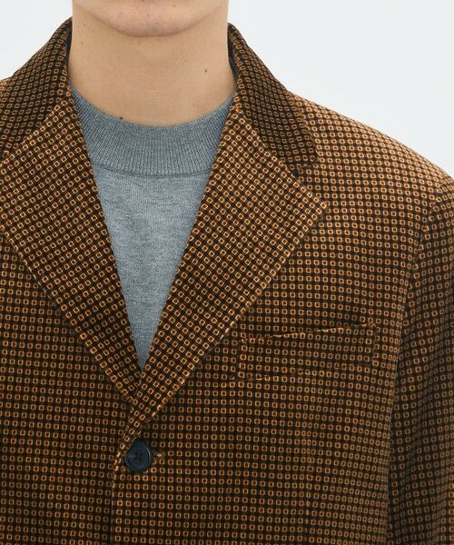 TOMORROWLAND / トゥモローランド テーラードジャケット | コットンベルベット Pixelプリント3Bジャケット | 詳細6