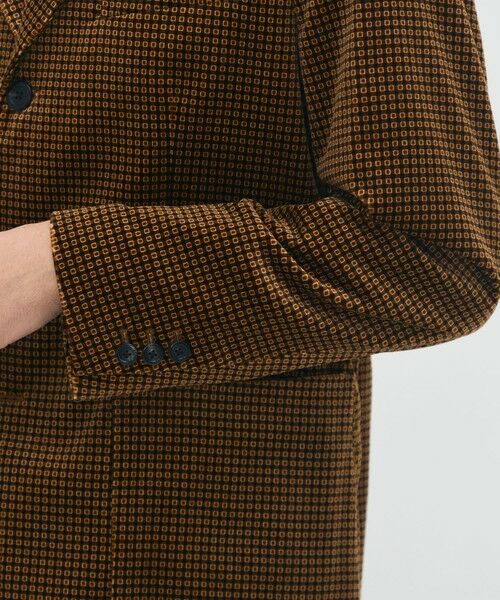 TOMORROWLAND / トゥモローランド テーラードジャケット | コットンベルベット Pixelプリント3Bジャケット | 詳細7